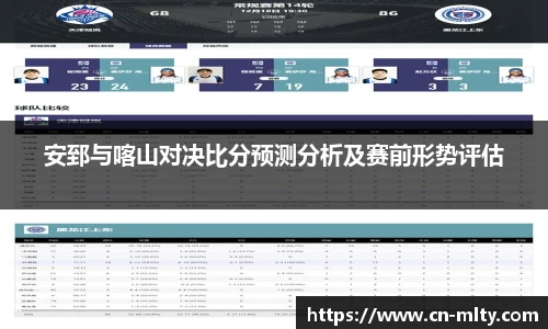 安郅与喀山对决比分预测分析及赛前形势评估